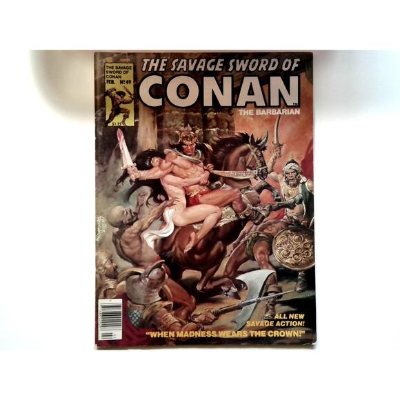 The Savage Sword of Conan #49 Marvel 1980 Roy Krenkel Cover - Picture 1 of 2
